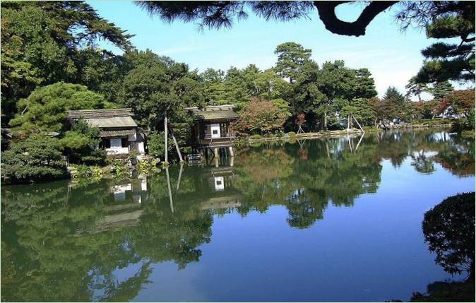 Kenroku-en Gardens i Kanazawa
