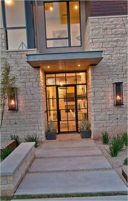 Indgangen til Cat Mountain Residence i Texas