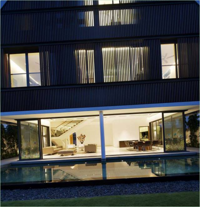 Wind Vault House moderne boligindretning i Singapore