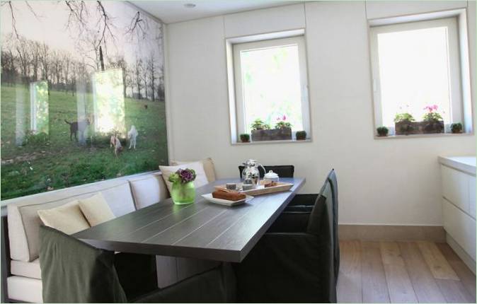 Det originale moderne byhus i Kolonaki i Athen
