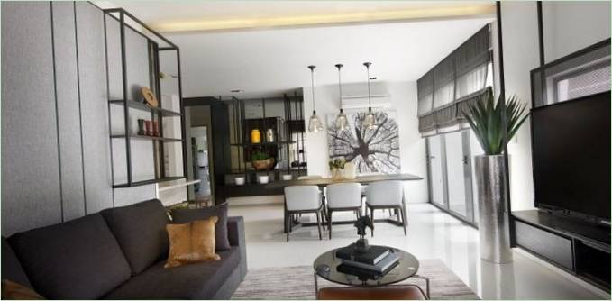 Et design-rækkehus i Kuala Lumpur