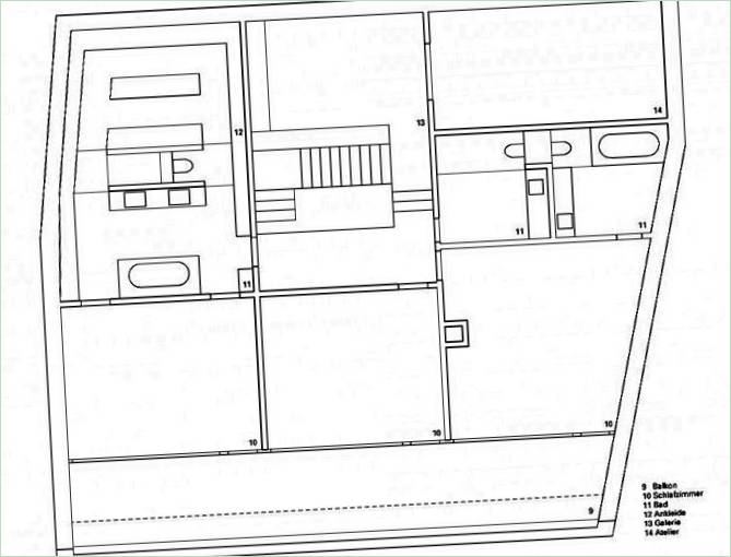 Første sal plan