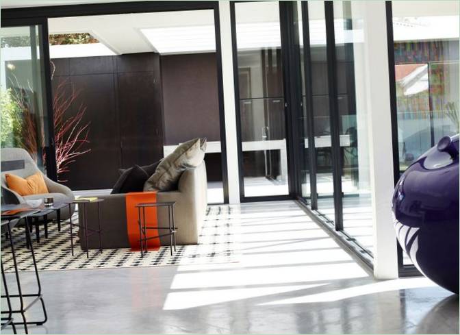 Usædvanligt moderne design til et privat hjem i udkanten af Melbourne, Australien