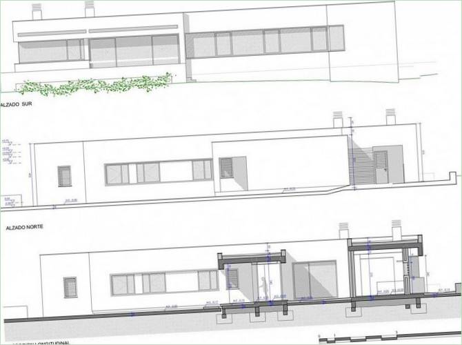 Et design til et bjælkehus i Spanien