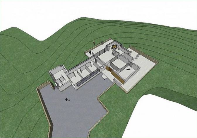 Et design til et skovhus i Spanien