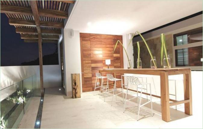 Det unikke design af den pacific villa Almare House