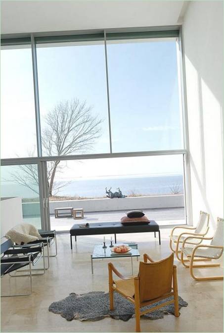Moderne interiør i Widlund House