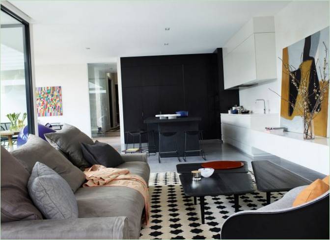 Usædvanligt, moderne design til et privat hjem i udkanten af Melbourne, Australien
