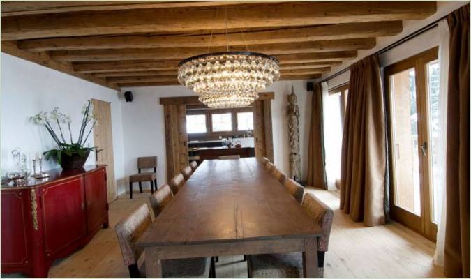Chalet Dent Blanche i Valais skisportssted, Schweiz
