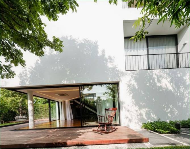 Design af hjørnehus i Baan Moom