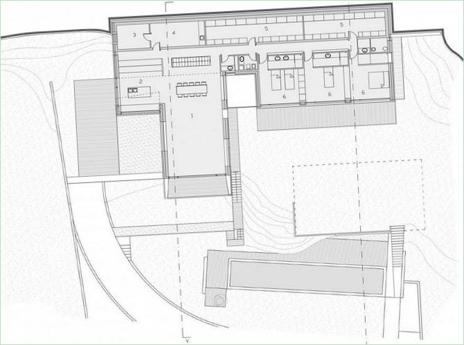 Casa Y palæ layout
