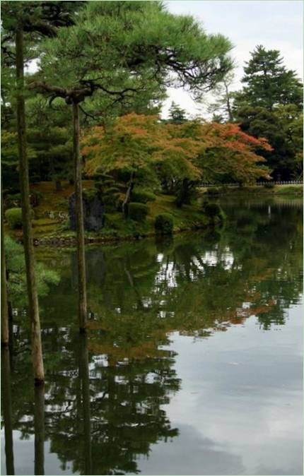 Kenroku-en Gardens i Kanazawa