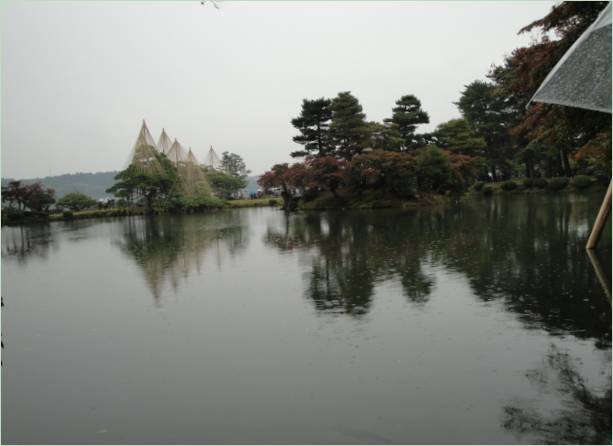 Kenroku-en Gardens i Kanazawa
