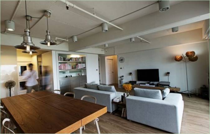 Studio-lejlighed indretning af PMK+designers