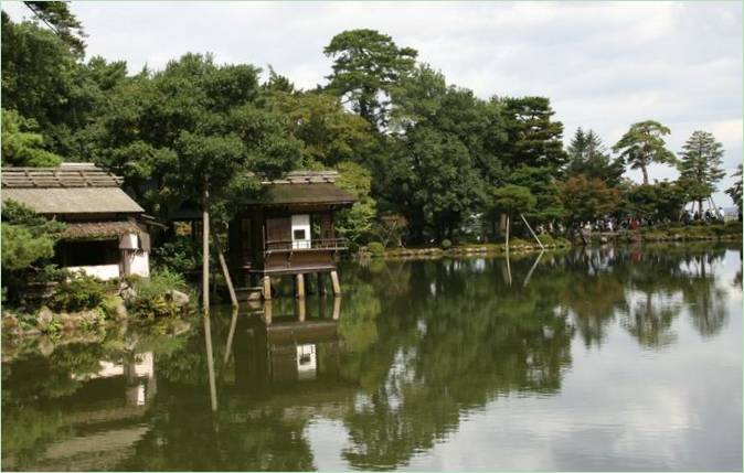 Kenroku-en Gardens i Kanazawa
