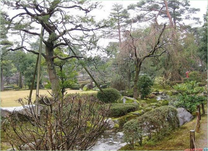 Kenroku-en Gardens i Kanazawa City