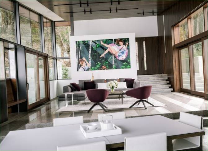 Indretning Buck Creek House i Californien