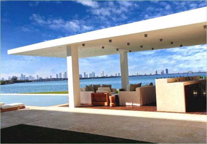 Luksus villa med terrasse i Miami