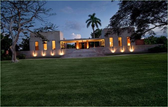 Udsigt til Villa Bacoc Hacienda i Mexico