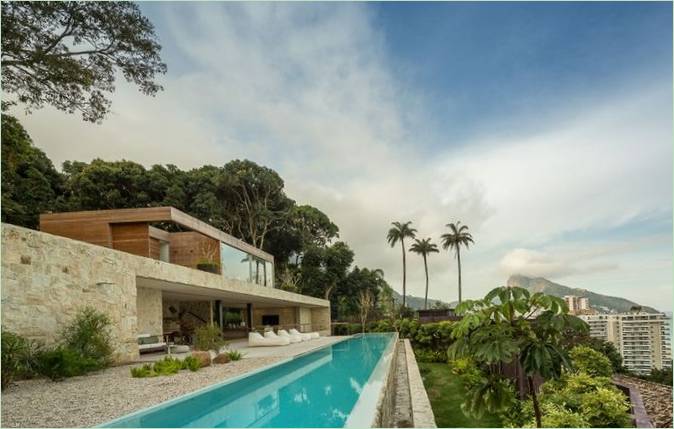Elegant pool AL House i Rio de Janeiro