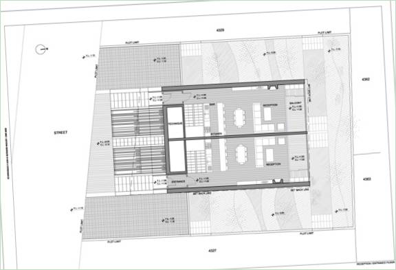 Grundplan af boligkomplekset