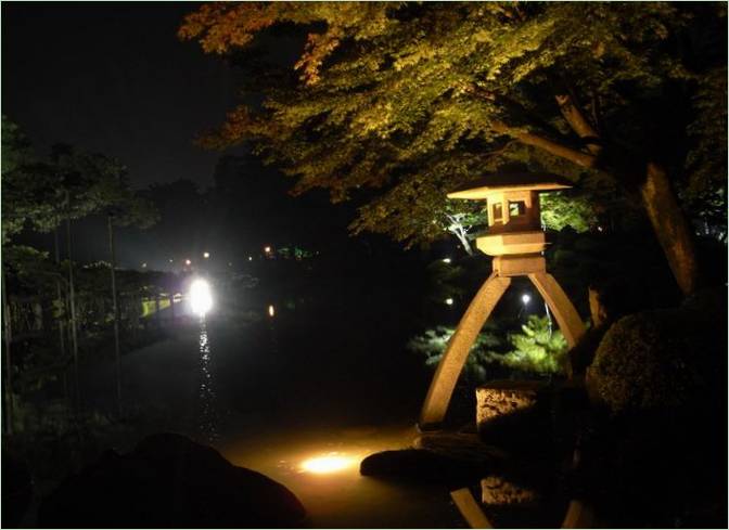 Kenroku-en Gardens i Kanazawa