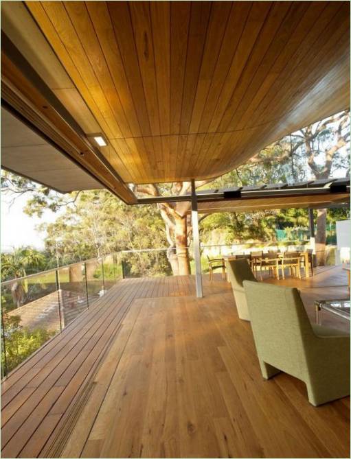 Interiør af Angophora House Sydney