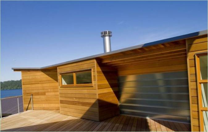 Terrassen i Cedar Park House