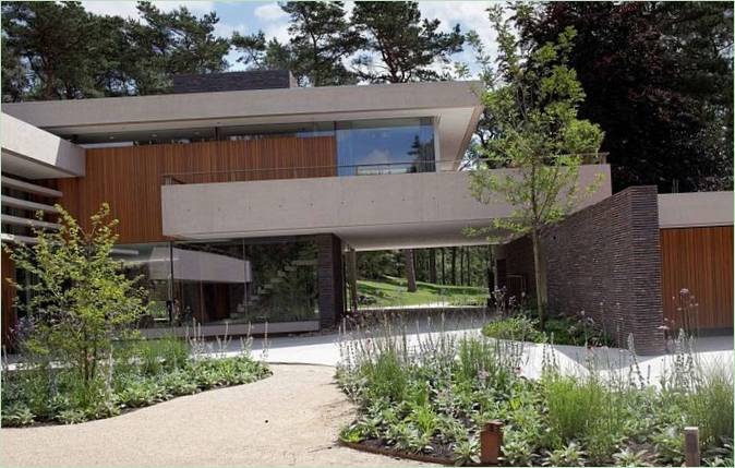 Dune Villa. Sidevisning