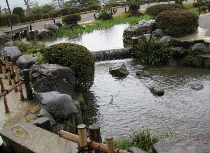 Kenroku-en Gardens i Kanazawa