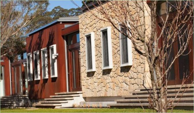 Det udvendige af et bondehus i New South Wales