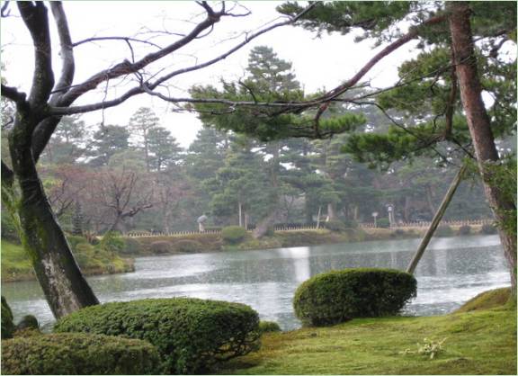 Kenroku-en Gardens i Kanazawa
