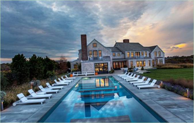 Privat Squam-ejendom på Nantucket Island i Atlanterhavet