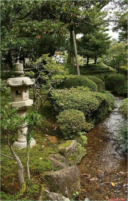 Kenroku-en Gardens i Kanazawa City