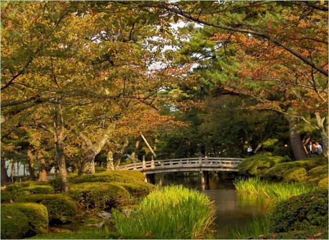 Kenroku-en Gardens i Kanazawa