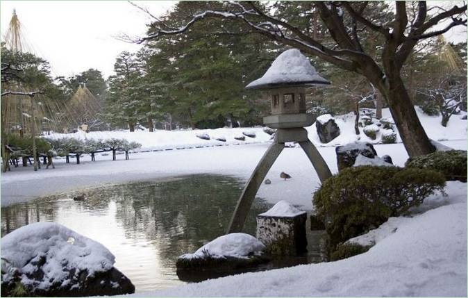 Kenroku-en Gardens i Kanazawa