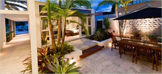 Terrasse på Coastal Oasis