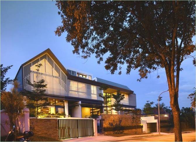 2 Holland Grove landhus design i Singapore