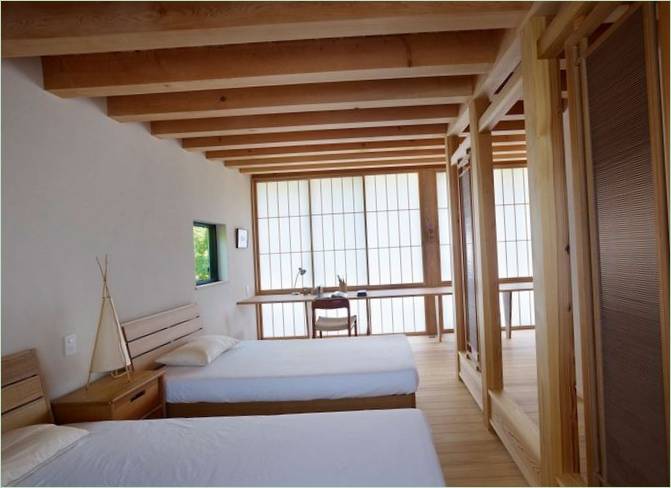 Design af en varm og hyggelig villa af MDSYatsugatake Villa Design