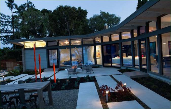 Patio design by Klopf Architecture