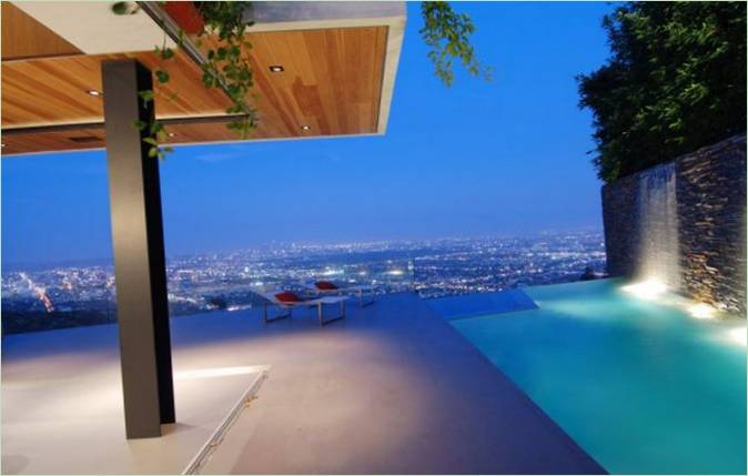Los Angeles private boligs udendørs pool