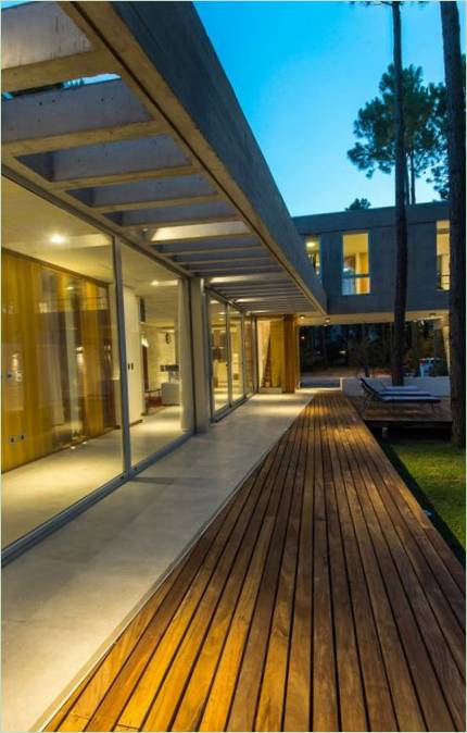 En monolitisk betonvilla