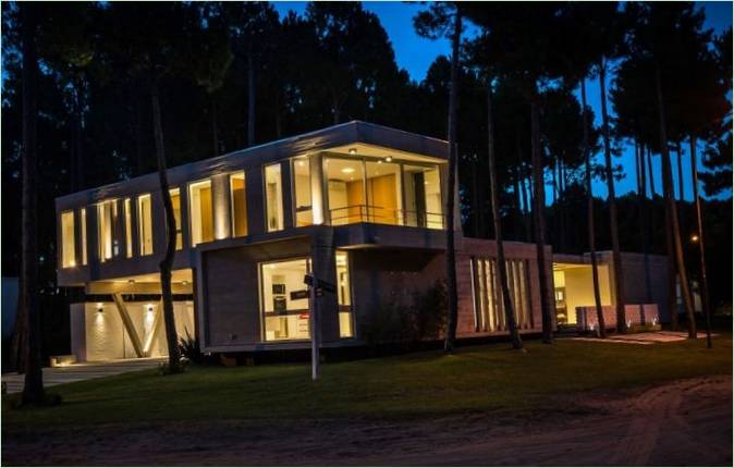 Monolitisk betonvilla
