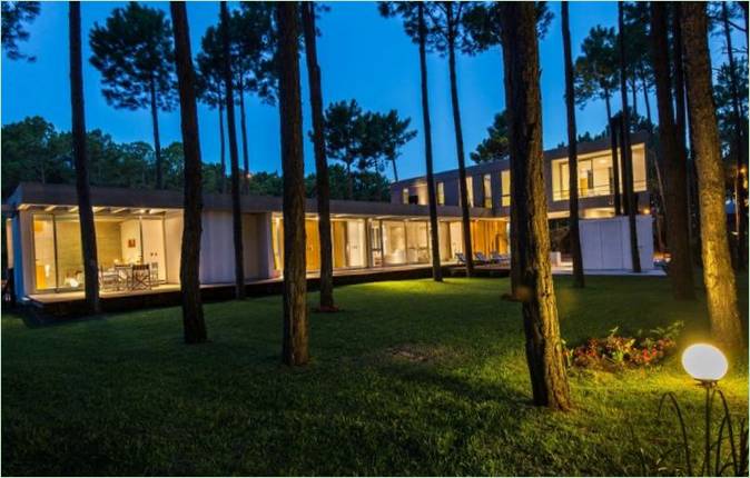 En monolitisk betonvilla