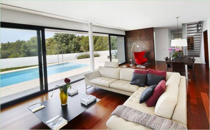 Interiøret i det private hus 212 duplex i Palma de Mallorca