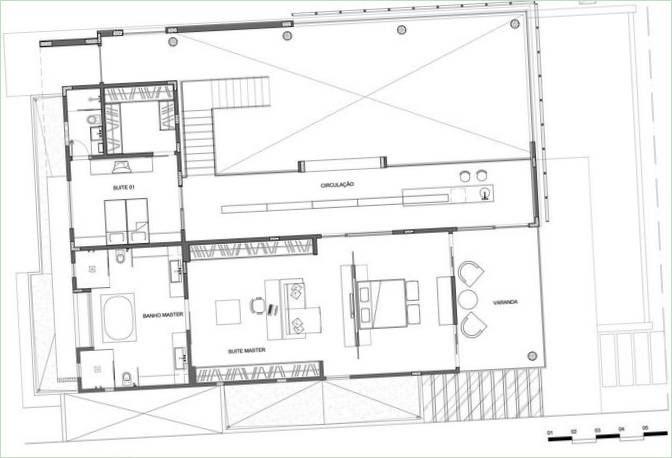 Grundplaner for et fritliggende hus