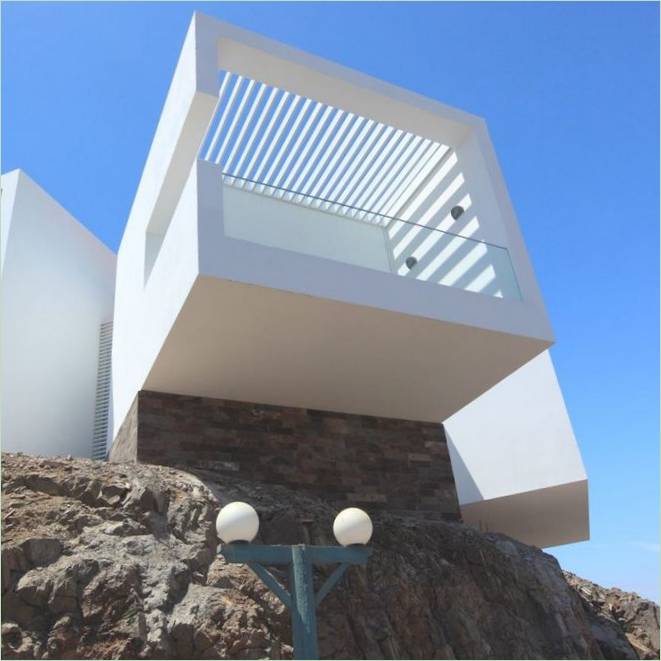 Moderne strandhus i Cerro Azul