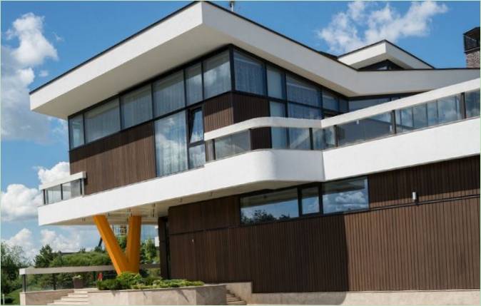 Facade af landhus