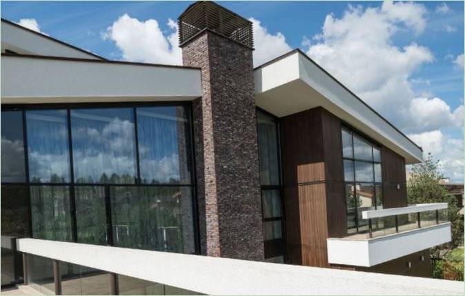 Glasering af privatboligens facade