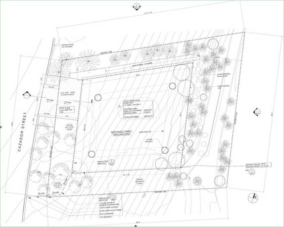 Går ind for Floating Volumes, et parcelhus